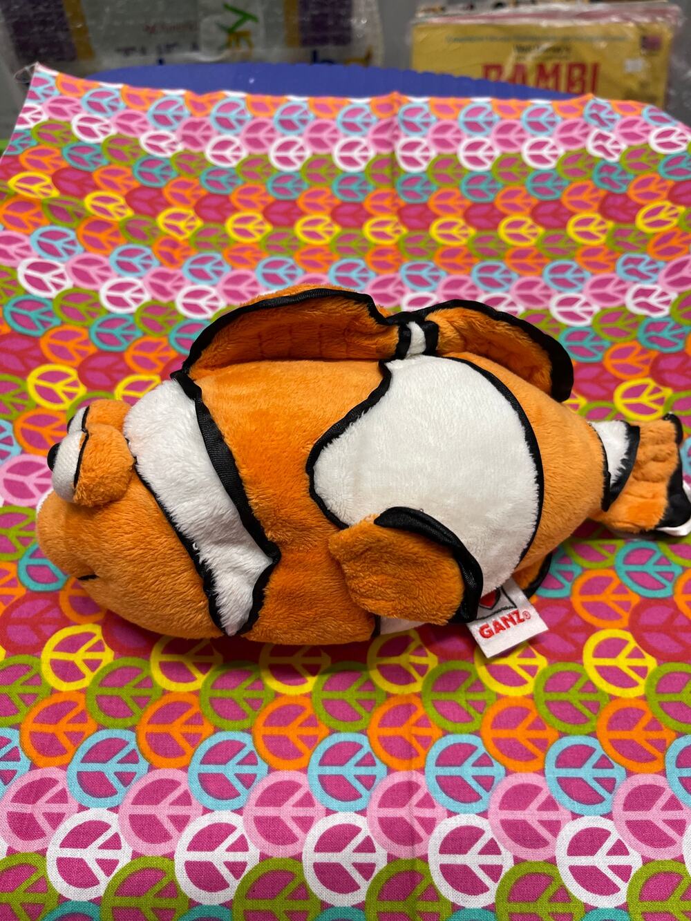 Clown Fish HM219 No Code Stuffed Webkinz Plush by Ganz